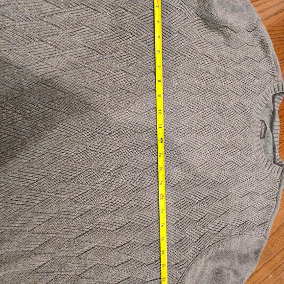 St. Johns Bay Grey Sweater Mens Large - Picture 5 of 7